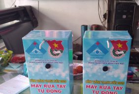Công trình Đoàn Thanh niên “Máy rửa tay tự động” phòng chống dịch bệnh Covid-19 tại Bệnh viện Mắt