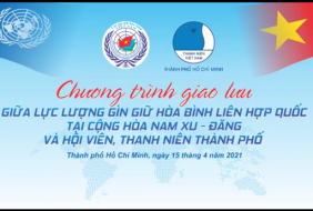 Đoàn Thanh niên Bệnh viện Mắt tham gia Chương trình giao lưu trực tuyến lực lượng giữ gìn hòa bình Liên Hiệp Quốc của Việt Nam tại Cộng hòa Nam Xu-Đăng