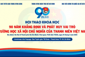 Đoàn Thanh niên Bệnh viện Mắt tham gia Hội thảo trực tuyến khoa học với chủ đề “90 năm khẳng định và phát huy vai trò trường học xã hội chủ nghĩa của thanh niên Việt Nam”