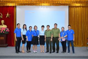 Đoàn Thanh niên Bệnh viện Mắt tham gia Buổi Tuyên truyền nâng cao cảnh giác phòng, chống tội phạm cho người dân